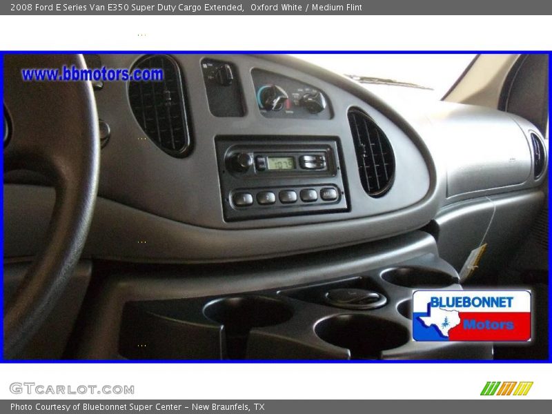 Oxford White / Medium Flint 2008 Ford E Series Van E350 Super Duty Cargo Extended