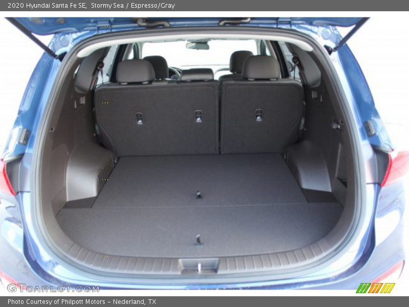 Stormy Sea / Espresso/Gray 2020 Hyundai Santa Fe SE