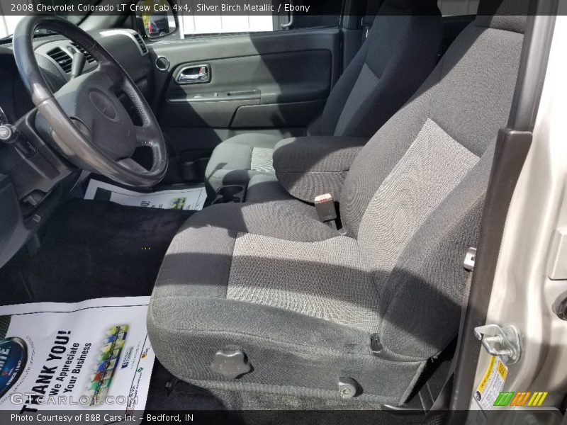 Silver Birch Metallic / Ebony 2008 Chevrolet Colorado LT Crew Cab 4x4