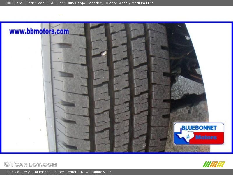 Oxford White / Medium Flint 2008 Ford E Series Van E350 Super Duty Cargo Extended