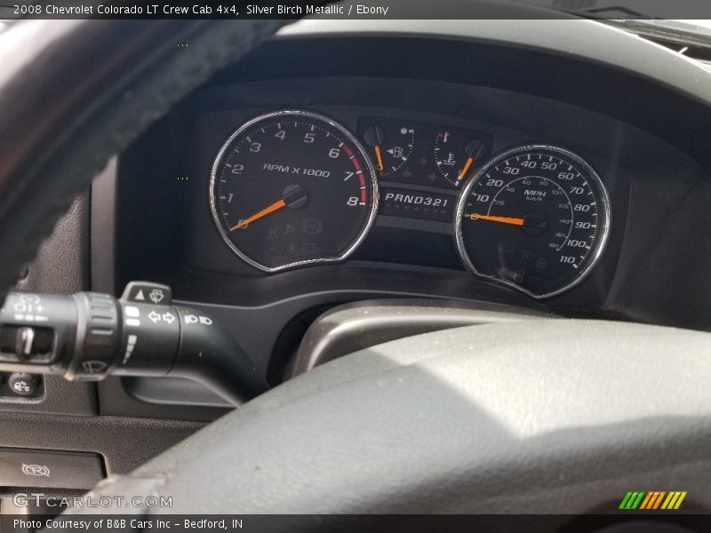 Silver Birch Metallic / Ebony 2008 Chevrolet Colorado LT Crew Cab 4x4