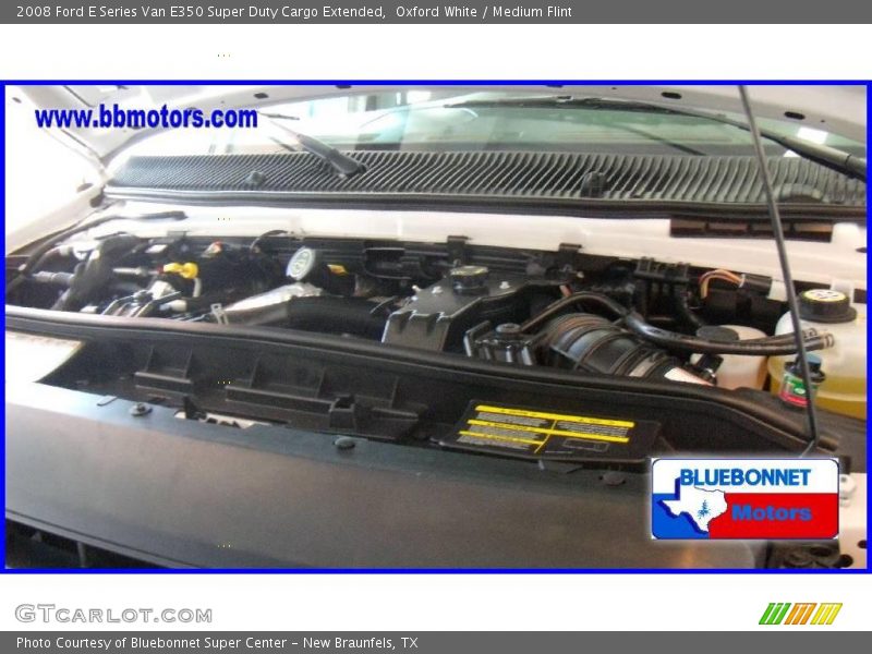Oxford White / Medium Flint 2008 Ford E Series Van E350 Super Duty Cargo Extended