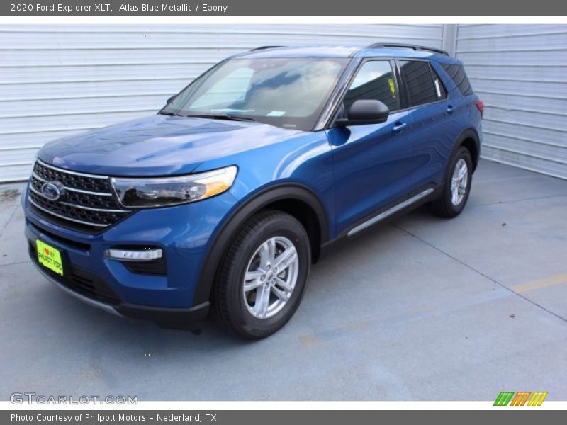 Atlas Blue Metallic / Ebony 2020 Ford Explorer XLT