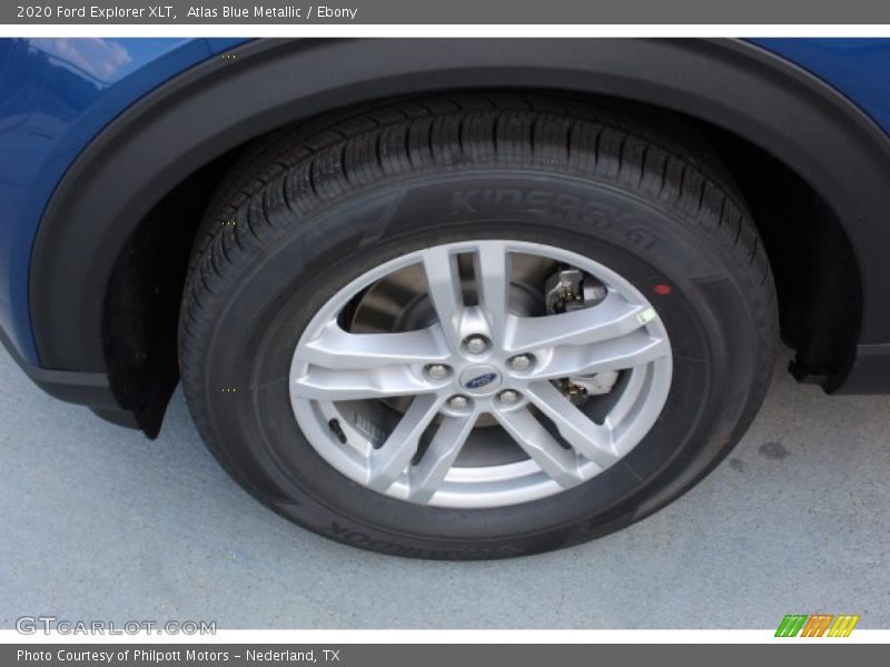Atlas Blue Metallic / Ebony 2020 Ford Explorer XLT
