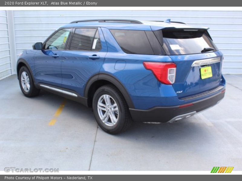 Atlas Blue Metallic / Ebony 2020 Ford Explorer XLT