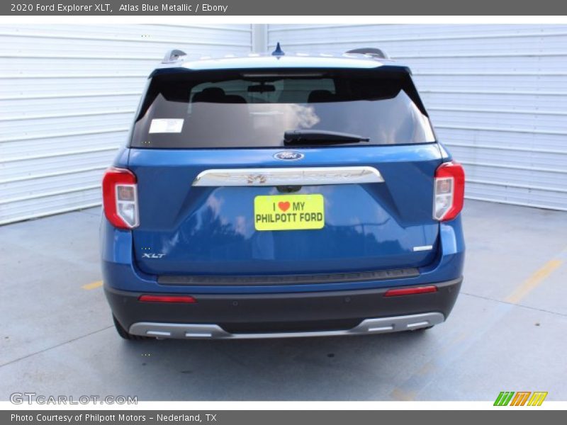 Atlas Blue Metallic / Ebony 2020 Ford Explorer XLT