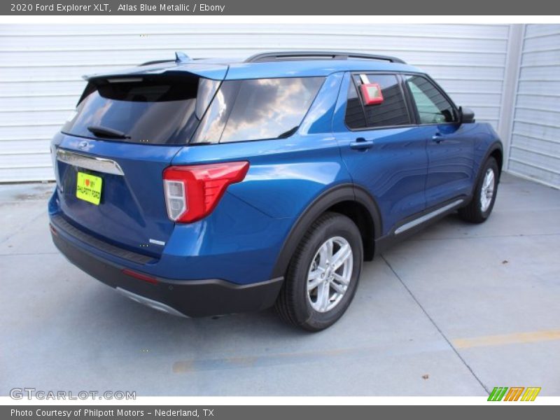 Atlas Blue Metallic / Ebony 2020 Ford Explorer XLT