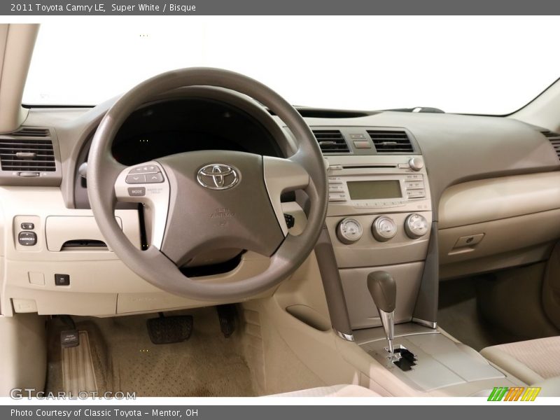 Super White / Bisque 2011 Toyota Camry LE