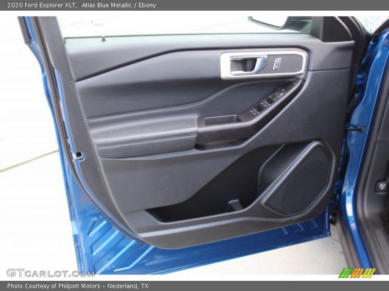 Atlas Blue Metallic / Ebony 2020 Ford Explorer XLT