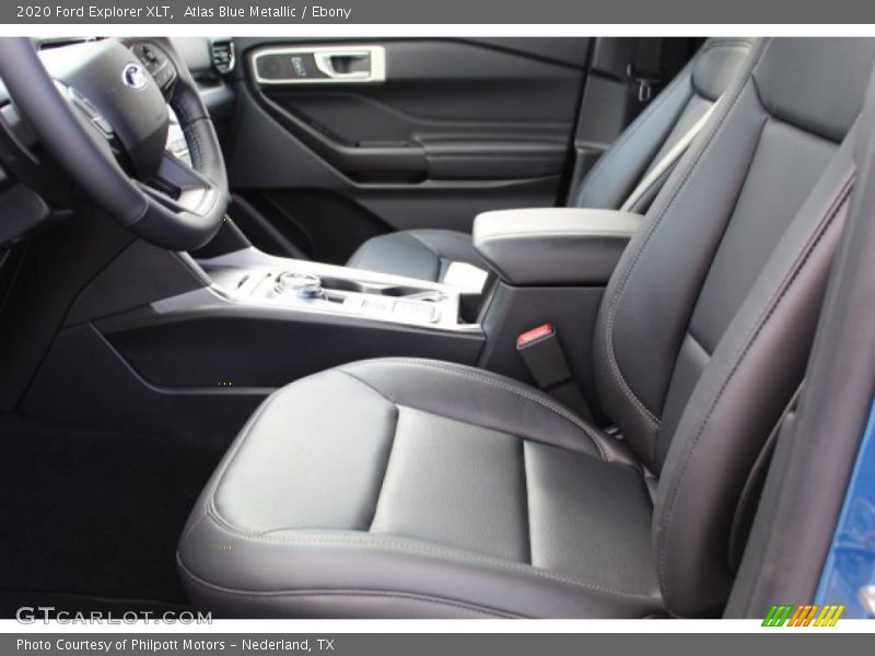 Atlas Blue Metallic / Ebony 2020 Ford Explorer XLT