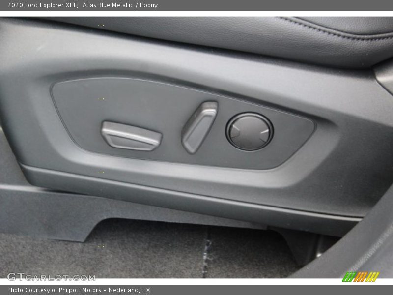 Atlas Blue Metallic / Ebony 2020 Ford Explorer XLT