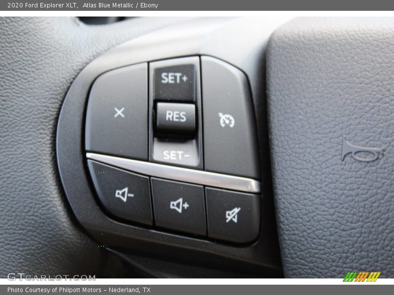Atlas Blue Metallic / Ebony 2020 Ford Explorer XLT