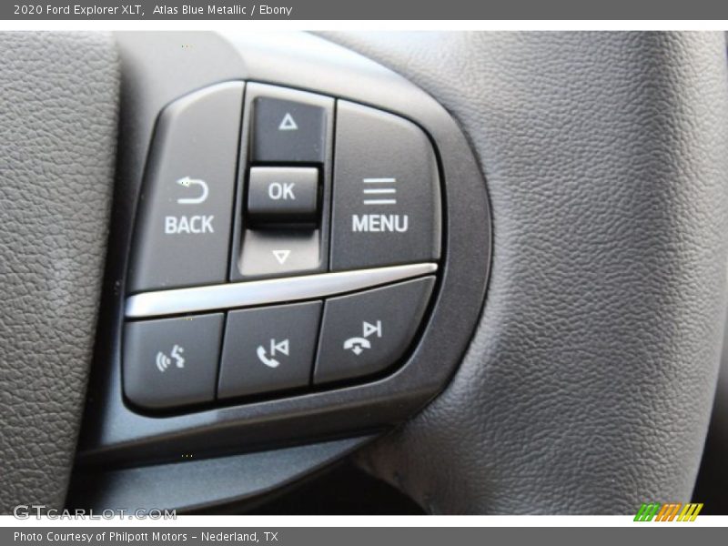 Atlas Blue Metallic / Ebony 2020 Ford Explorer XLT
