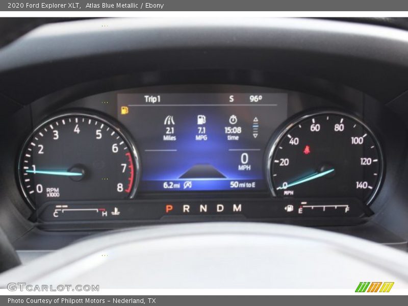 Atlas Blue Metallic / Ebony 2020 Ford Explorer XLT