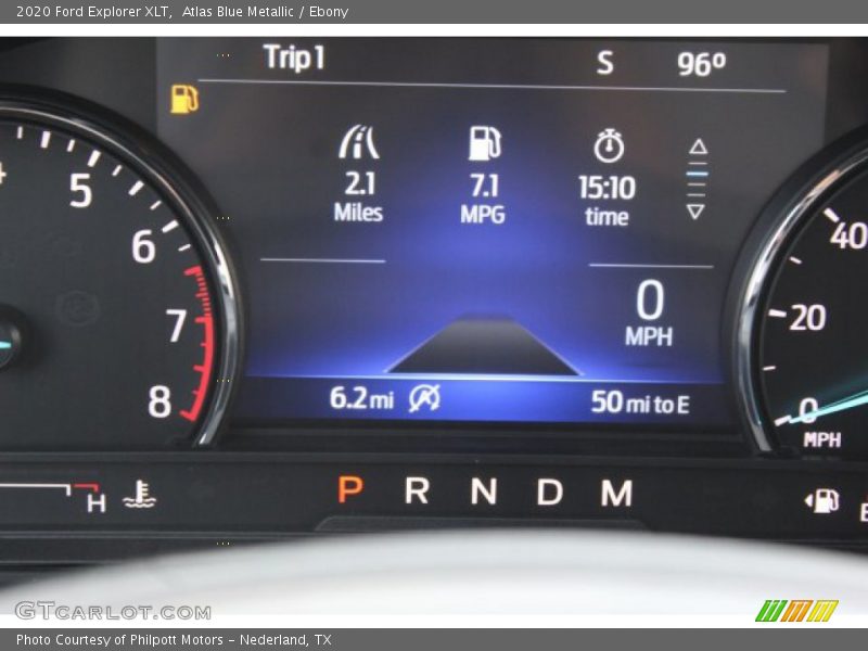 Atlas Blue Metallic / Ebony 2020 Ford Explorer XLT