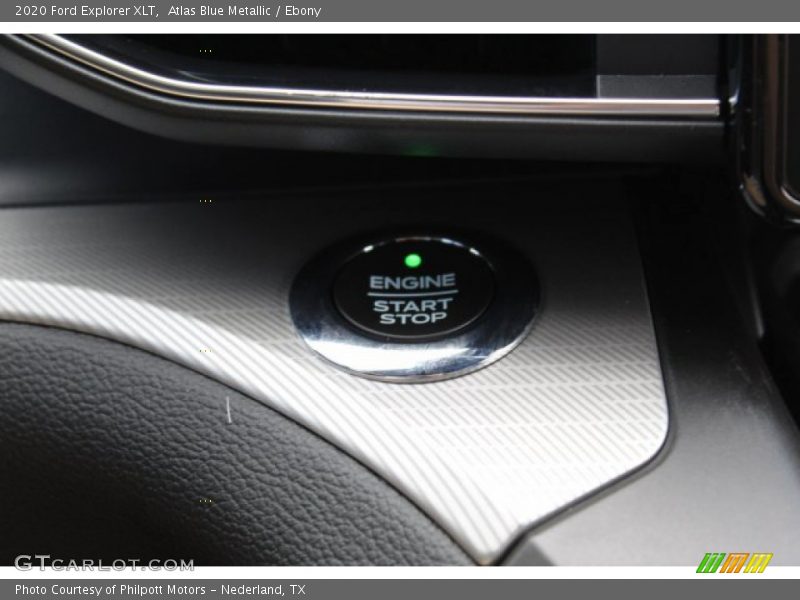 Atlas Blue Metallic / Ebony 2020 Ford Explorer XLT