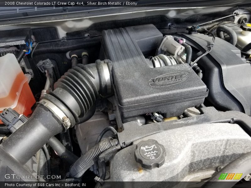 Silver Birch Metallic / Ebony 2008 Chevrolet Colorado LT Crew Cab 4x4