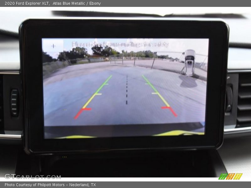 Atlas Blue Metallic / Ebony 2020 Ford Explorer XLT
