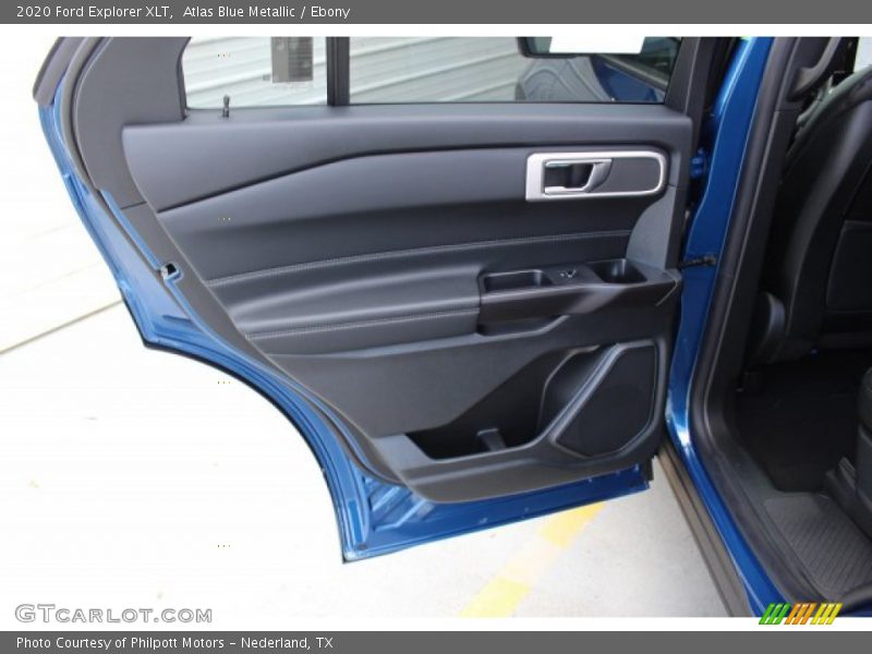 Atlas Blue Metallic / Ebony 2020 Ford Explorer XLT