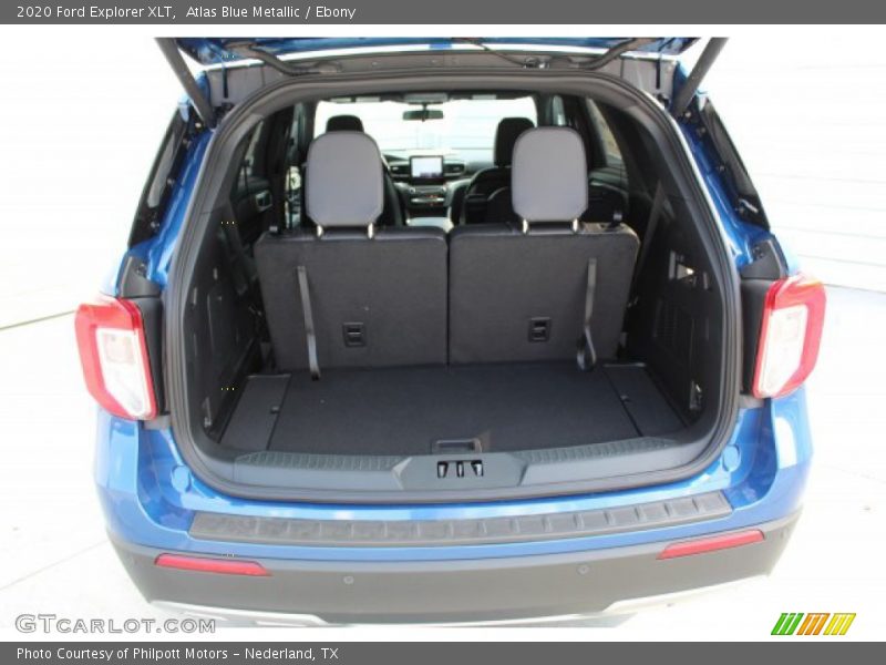 Atlas Blue Metallic / Ebony 2020 Ford Explorer XLT