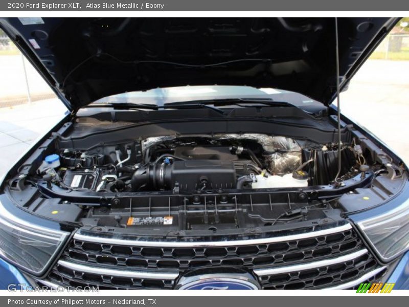Atlas Blue Metallic / Ebony 2020 Ford Explorer XLT