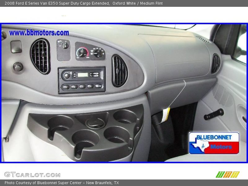 Oxford White / Medium Flint 2008 Ford E Series Van E350 Super Duty Cargo Extended