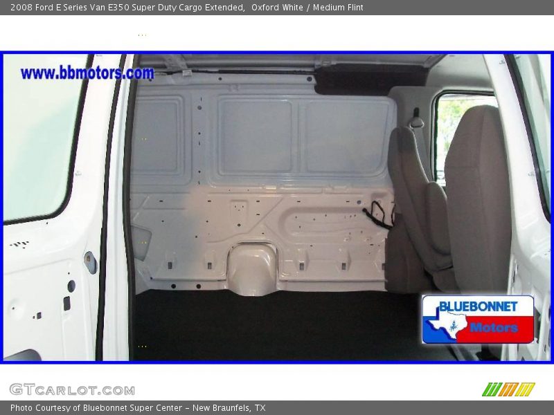 Oxford White / Medium Flint 2008 Ford E Series Van E350 Super Duty Cargo Extended
