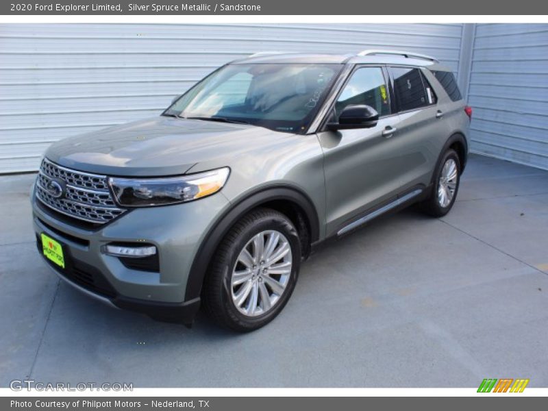 Silver Spruce Metallic / Sandstone 2020 Ford Explorer Limited