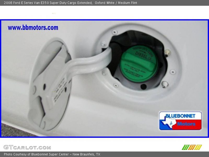 Oxford White / Medium Flint 2008 Ford E Series Van E350 Super Duty Cargo Extended