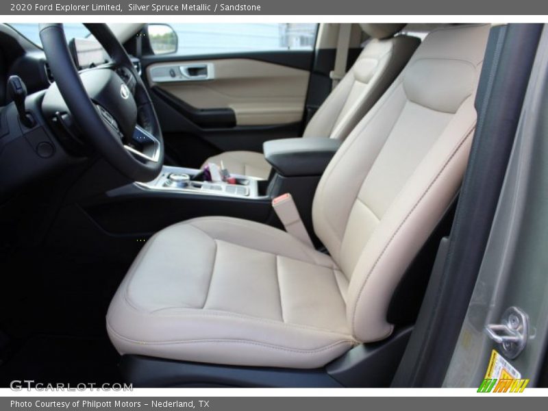 Silver Spruce Metallic / Sandstone 2020 Ford Explorer Limited