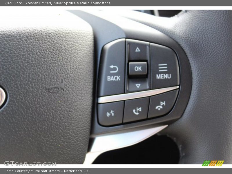Silver Spruce Metallic / Sandstone 2020 Ford Explorer Limited