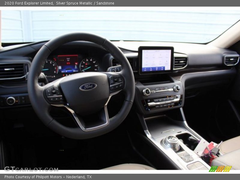 Silver Spruce Metallic / Sandstone 2020 Ford Explorer Limited