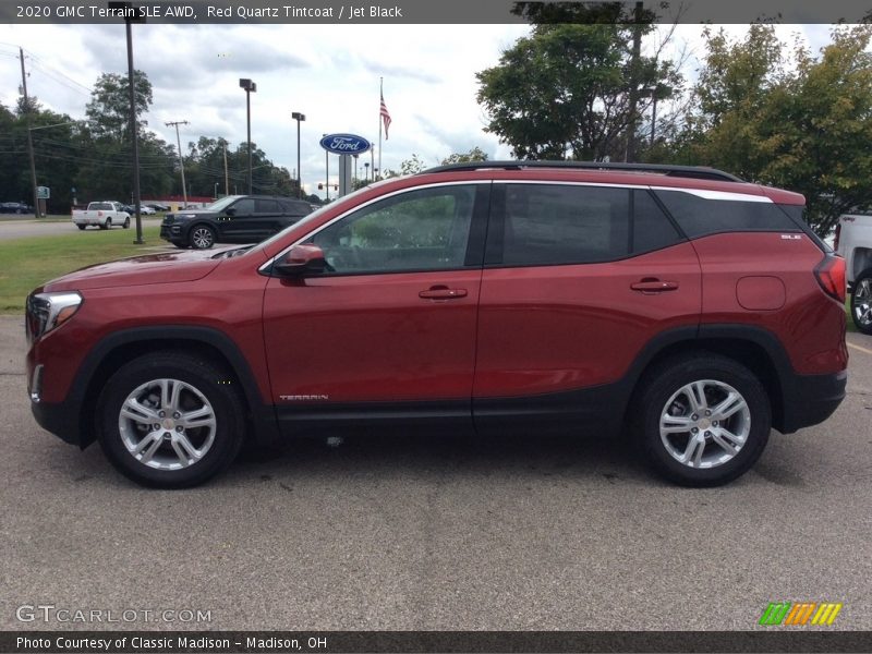 Red Quartz Tintcoat / Jet Black 2020 GMC Terrain SLE AWD
