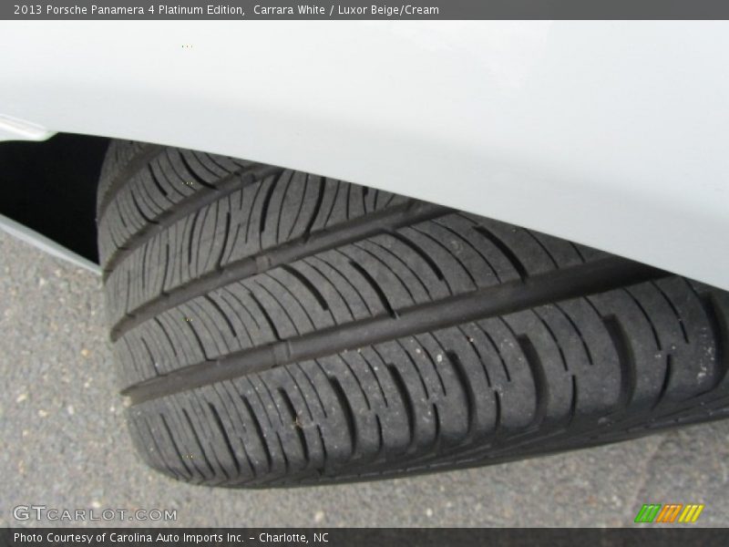 Carrara White / Luxor Beige/Cream 2013 Porsche Panamera 4 Platinum Edition