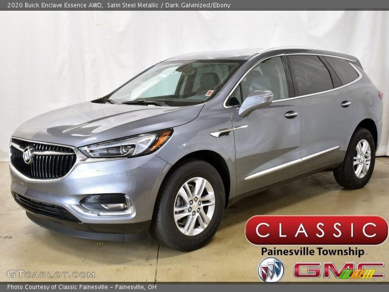 Satin Steel Metallic / Dark Galvinized/Ebony 2020 Buick Enclave Essence AWD