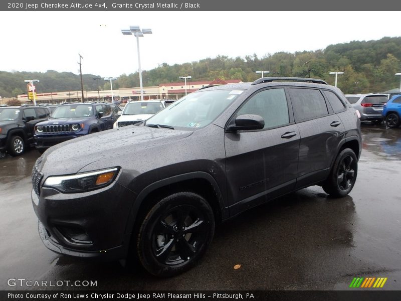 Granite Crystal Metallic / Black 2020 Jeep Cherokee Altitude 4x4