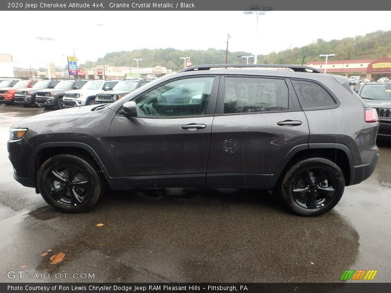 Granite Crystal Metallic / Black 2020 Jeep Cherokee Altitude 4x4