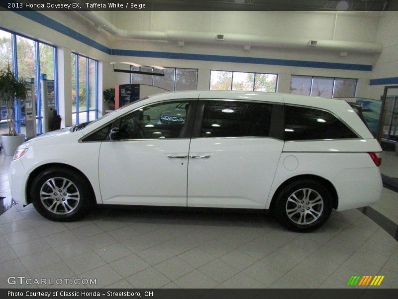 Taffeta White / Beige 2013 Honda Odyssey EX