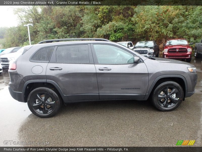 Granite Crystal Metallic / Black 2020 Jeep Cherokee Altitude 4x4