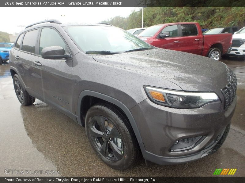 Granite Crystal Metallic / Black 2020 Jeep Cherokee Altitude 4x4
