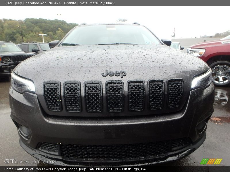 Granite Crystal Metallic / Black 2020 Jeep Cherokee Altitude 4x4