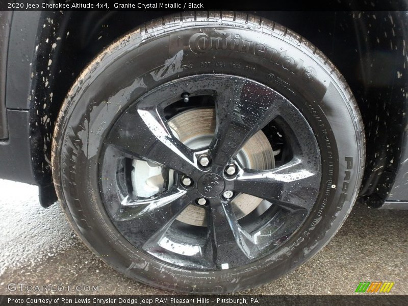 Granite Crystal Metallic / Black 2020 Jeep Cherokee Altitude 4x4
