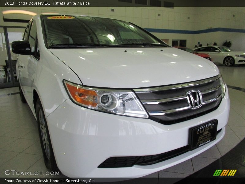 Taffeta White / Beige 2013 Honda Odyssey EX