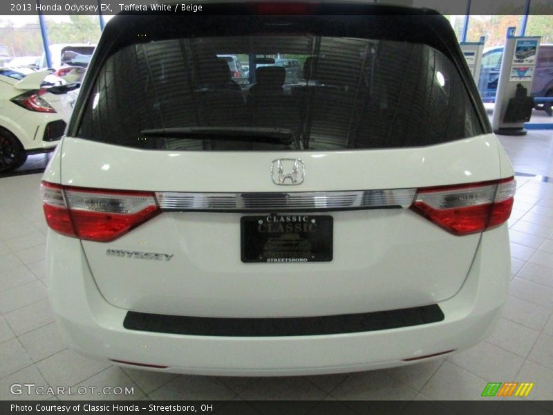 Taffeta White / Beige 2013 Honda Odyssey EX