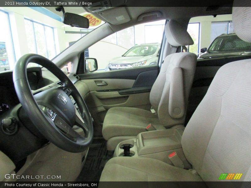 Taffeta White / Beige 2013 Honda Odyssey EX