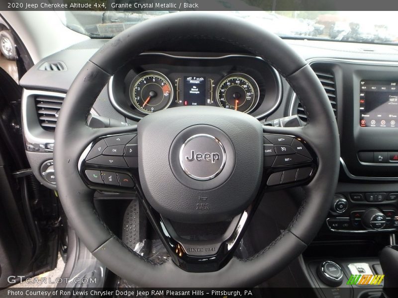 Granite Crystal Metallic / Black 2020 Jeep Cherokee Altitude 4x4