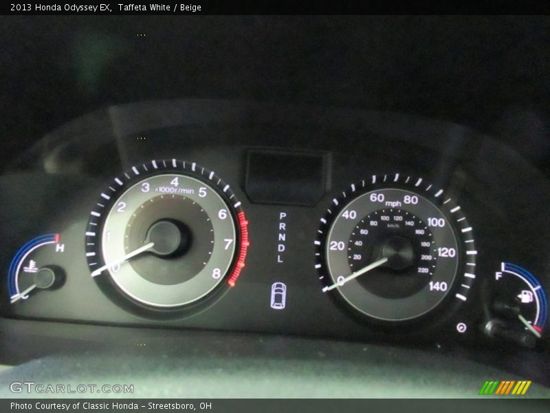Taffeta White / Beige 2013 Honda Odyssey EX