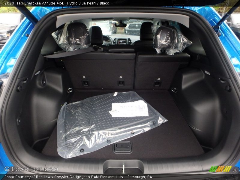 Hydro Blue Pearl / Black 2020 Jeep Cherokee Altitude 4x4
