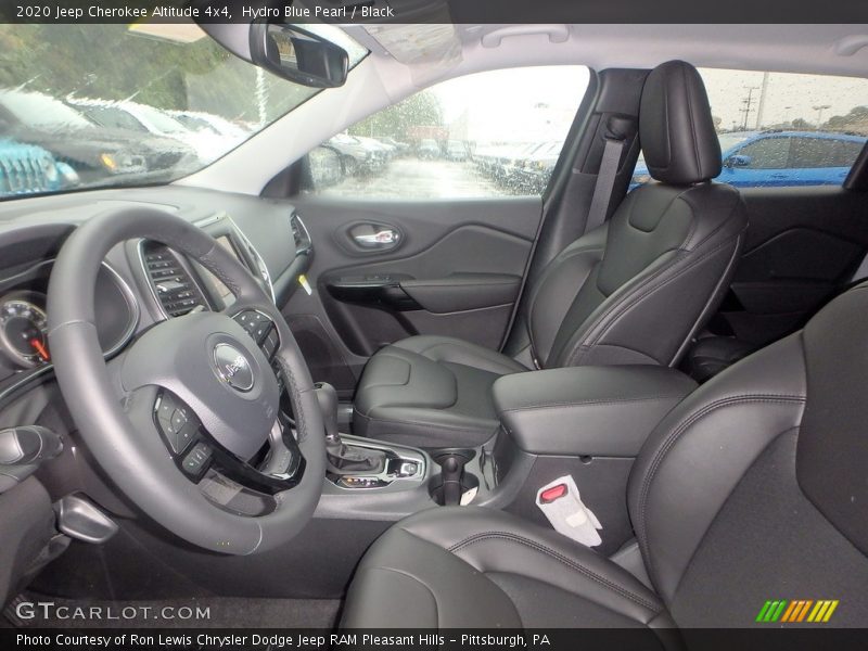 Hydro Blue Pearl / Black 2020 Jeep Cherokee Altitude 4x4