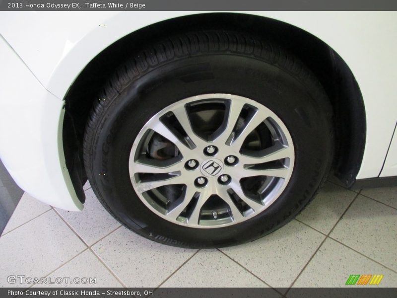 Taffeta White / Beige 2013 Honda Odyssey EX